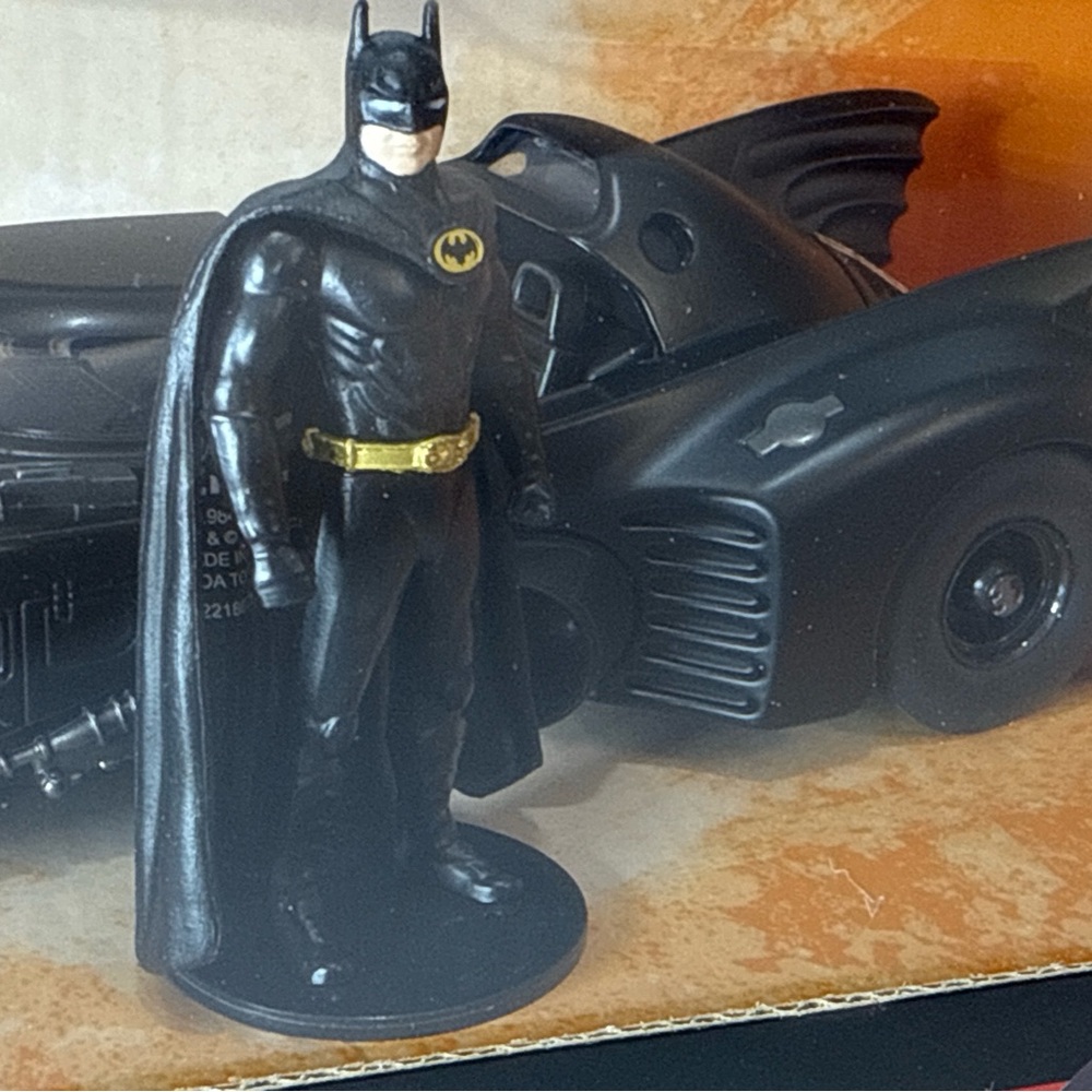 Batman Black Toy Car and Figure Set